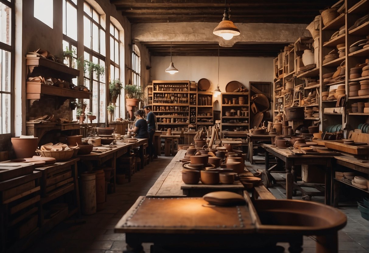 Artesanos del cuero en Venecia 3